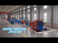 Máquina de torção de tambor de alto padrão para enrolar e enrolar cabos de energia de grande seção transversal