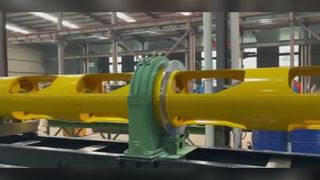 Tornadeira tubular de alta velocidade para produção de fios de precisão