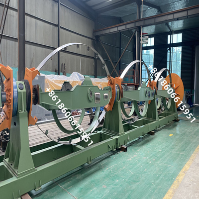A curva torceu a máquina de Strander do fio de cobre com histerese
