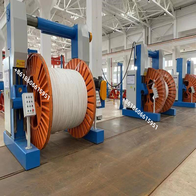 O tipo do pórtico desenho do encalhamento da máquina da fabricação de cabos de 3 fases pega e paga fora