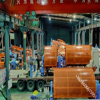 Equipamento de fabricação de condutores de cadeia compacta de baixo custo 12+18/500