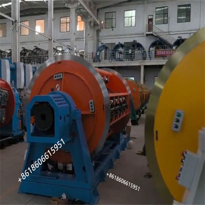 Máquina de filamento rígido de alto padrão para cabos de energia de grande secção transversal 8+12+24