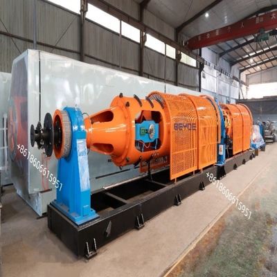 Máquina de engate tubular de alta velocidade para lubrificação de óleo de baixa densidade de 7 fios e motor de frequência variável de CA separado