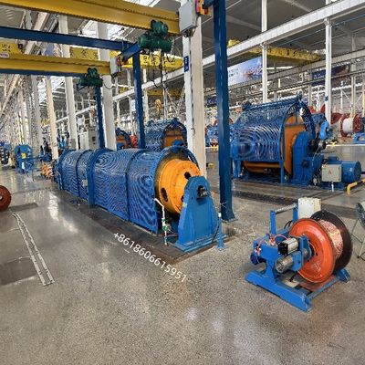 Eficiência energética Máquina de enxaguamento tubular para fabricação de cabos JGG-500/1+6