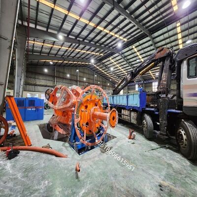 Máquina de colocação com direção de enrolamento SZ e passo ajustável de colocação, controlada por PLC e HMI touch screen