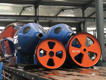 Barrel o tipo máquina de envolvimento do cabo para a fita do papel e de metal na colocação - acima da máquina