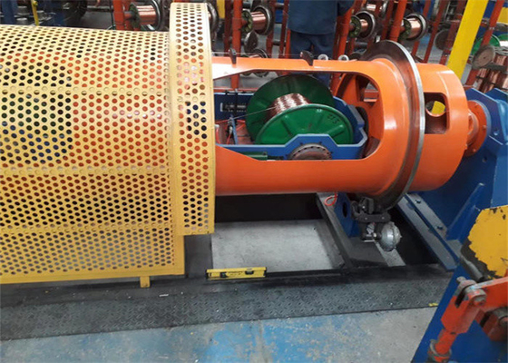 Máquina de encalhamento tubular de expedição de cabogramas GJJ500/1+6 do Plc para o cabo de AAAC